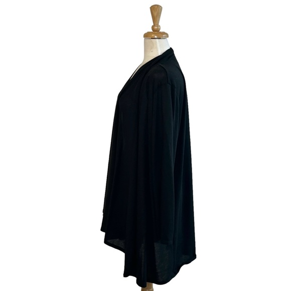 CHICO’S 3 Cardigan Black XL extra large Infiniti open lightweight - Picture 2 of 4